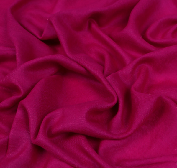 Jazzberry Pink Solid Pashmina - Image 5
